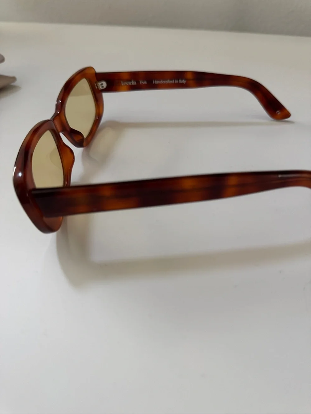 Lexxola Eva Tortoise/Yellow Rectangular Sunglasses